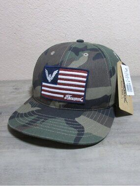 Thorogood American Flag Original Patch Snapback Hat Cap Camo